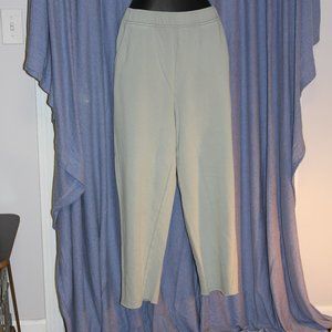 light sage green barrel fit sweatpants